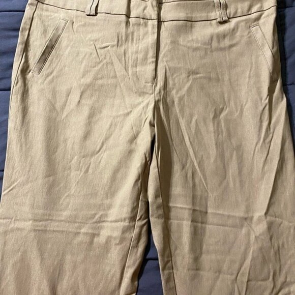 Soho Size 14P Ladys Thin Leg Khaki Stretchy Pants, EUC - Picture 2 of 4